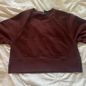 Nike Logo Crewneck Burgundy